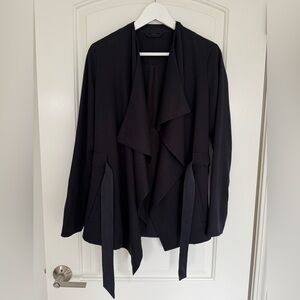 Allsaints wrap coat / blazer, Black, US Size 2